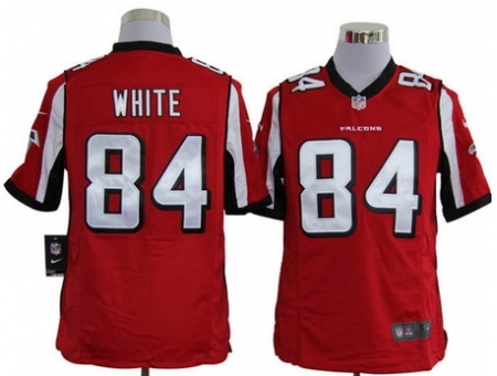 Nike Atlanta Falcons 84 Roddy White Red Game NFL Jersey