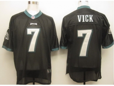 Nike Philadelphia Eagles 7 Michael Vick Black Elite NFL Jersey