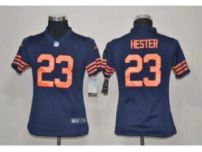 Nike Youth NFL Chicago Bears #23 Devin Hester blue throwback jerseys