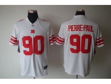 Nike New York Giants 90 Jason Pierre-Paul White Limited NFL Jersey