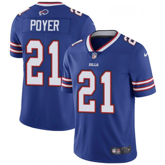 Mens Nike Buffalo Bills 21 Jordan Poyer Royal Blue Team Color Vapor Untouchable Limited Player NFL J