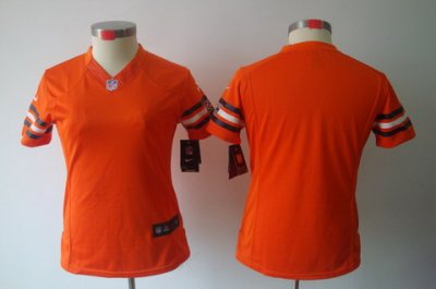 Women Nike Chicago Bears Blank Orange Color[NIKE LIMITED Jersey]