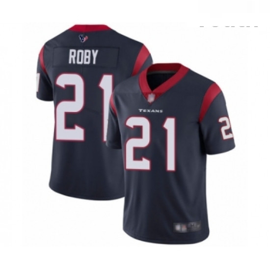 Youth Houston Texans 21 Bradley Roby Navy Blue Team Color Vapor Untouchable Limited Player Football 