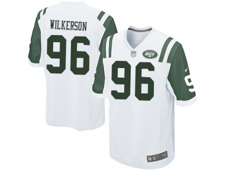 Nike New York Jets 96 Muhammad Wilkerson White Game NFL Jersey