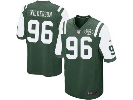 Nike New York Jets 96 Muhammad Wilkerson Green Game NFL Jersey