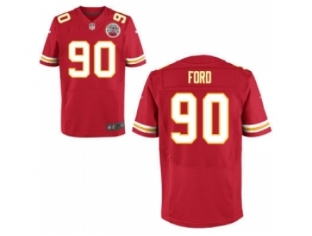 Nike Kansas City Chiefs 90 Dee Ford red Elite NFL Jersey