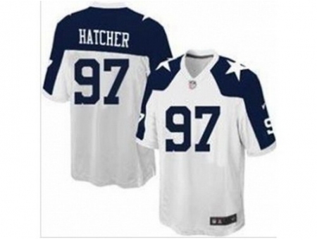 Nike Dallas Cowboys 97 Jason Hatcher white game thankgivings NFL Jersey