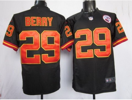 Nike Kansas City Chiefs 29 Eric Berry Black Game NFL Jersey