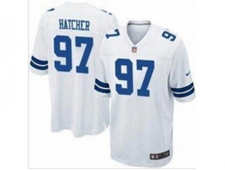 Nike Dallas Cowboys 97 Jason Hatcher white game NFL Jersey