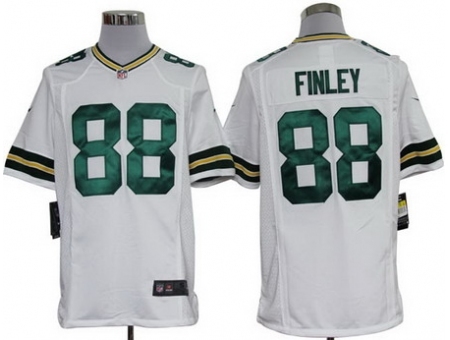 Nike Green Bay Packers 88 Jermichael Finley White Game NFL Jersey