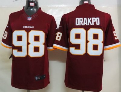 Nike Washington Redskins 98# Brian Orakpo Red Game LIMITED NFL Jerseys