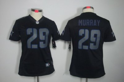 Nike Women Dallas Cowboys #29 DeMarco Murray Black Jerseys[Impact Limited]