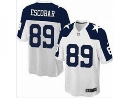 Nike Dallas Cowboys 89 Gavin Escobar white game thankgivings NFL Jersey