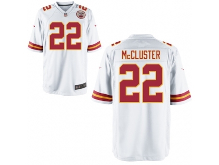 Nike Kansas City Chiefs 22 Dexter McCluster White Game NFL Jersey