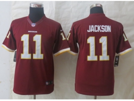 Nike Youth Washington Red Skins #11 Jackson Red Jerseys