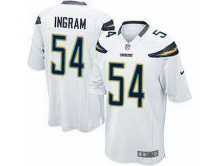 Nike San Diego Chargers 54 Melvin Ingram White Game NFL Jersey