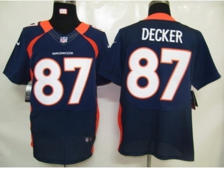 Nike Denver Broncos 87 Eric Decker blue Elite NFL Jersey