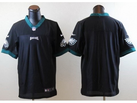 Nike Philadelphia Eagles Blank Black Elite NFL Jersey