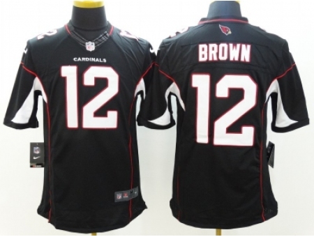 Nike Arizona Cardinals 12 John Brown black Limited NFL Jersey