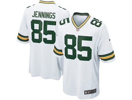 Nike Green Bay Packers 85 Greg Jennings white Game NFL Jersey