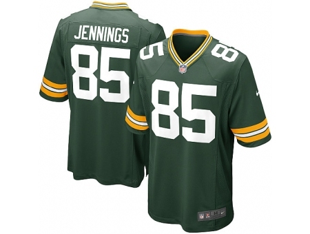 Nike Green Bay Packers 85 Greg Jennings Green Game NFL Jersey