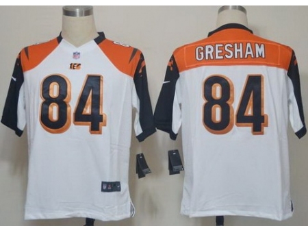 Nike Cincinnati Bengals 84 Jermaine Gresham White Game NFL Jersey