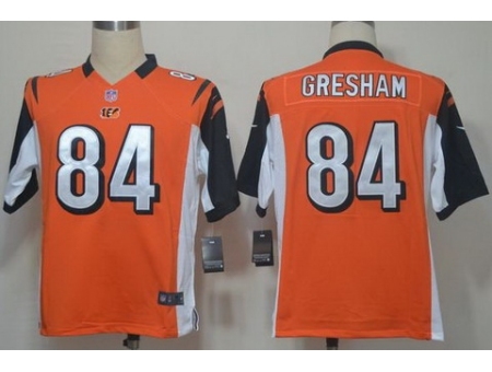 Nike Cincinnati Bengals 84 Jermaine Gresham Orange Game NFL Jersey