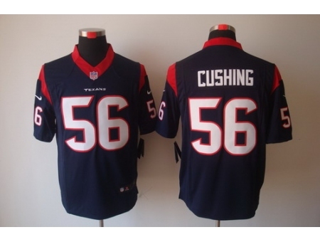 Nike Houston Texans 56 Brian Cushing Blue LIMITED NFL Jersey