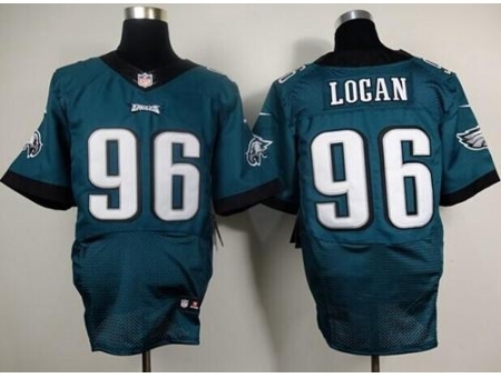 Nike Philadelphia Eagles 96 Bennie Logan Green Elite NFL Jersey