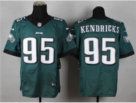 Nike philadelphia eagles 95 Mychal Kendricks green Elite NFL Jersey