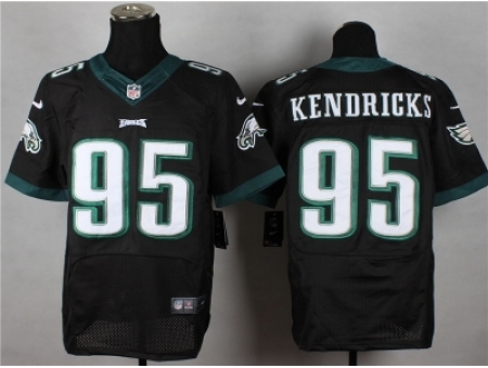 Nike philadelphia eagles 95 Mychal Kendricks black Elite NFL Jersey