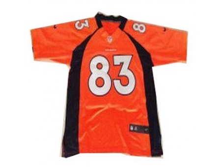 Nike Denver Broncos 83 Wes Welker Orange Elite NFL Jersey