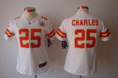 Women Nike Kansas City Chiefs #25 Charles White[LIMITED Jersey]