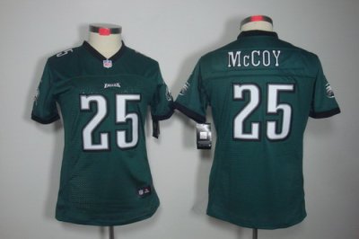 Women Nike Philadelphia Eagles #25 LeSean McCoy Green Color Limited Jerseys