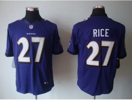 Nike Baltimore Ravens 27 Ray Rice Purple Limited NFL Jersey