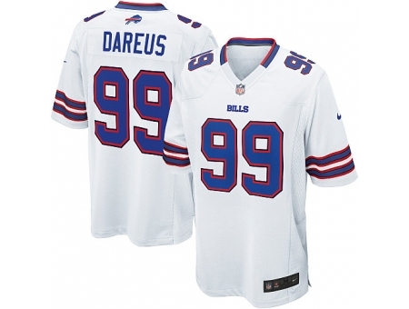 Nike Buffalo Bills 99 Marcell Dareus White Game NFL Jersey