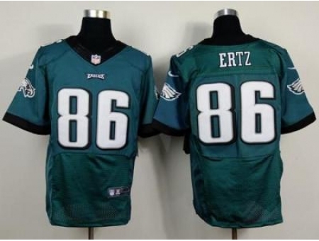 Nike Philadelphia Eagles 86 Zach Ertz Green Elite NFL Jersey