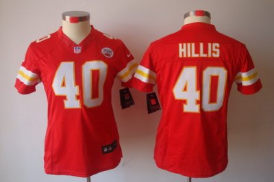 Women Nike Kansas City Chiefs 40 Peyton Hillis Red Color[NIKE LIMITED Jersey]