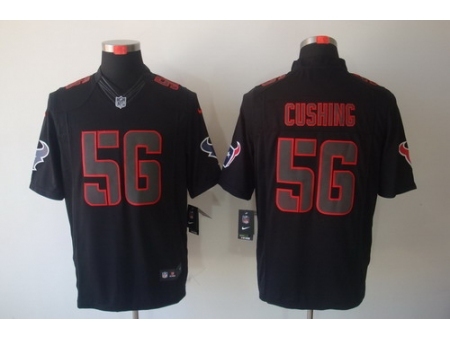 Nike Houston Texans 56 Brian Cushing Black Impact Limited NFL Jersey