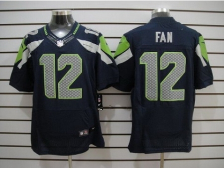 Nike Seattle Seahawks 12 Fan Blue Elite NFL Jersey