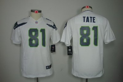 Youth Nike Seattle Seahawks #81 Golden Tate White Color[Youth Limited Jerseys]