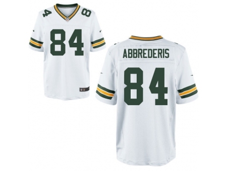 Nike Green Bay Packers 84 Abbrederis Jared White Elite NFL Jersey