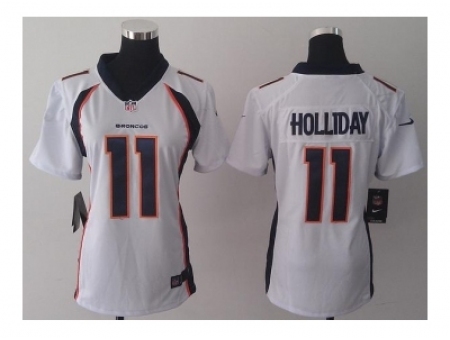 Nike Women Jerseys Denver Broncos #11 Holliday white