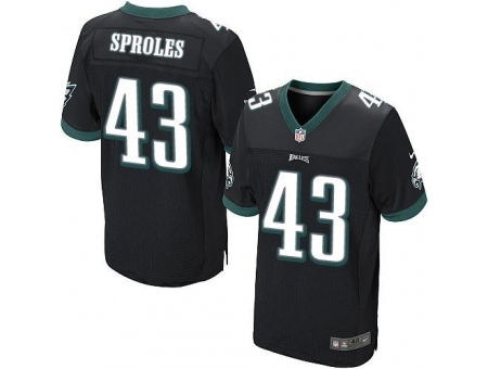 Nike Philadelphia Eagles 43 Darren Sproles Black Elite NFL Jersey