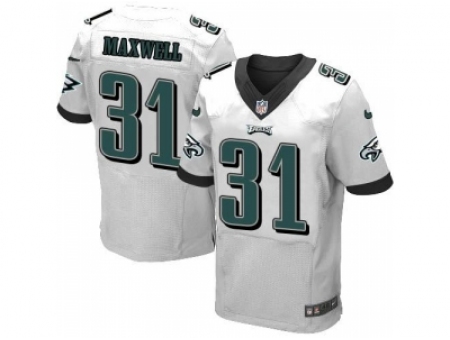 Nike Philadelphia Eagles 31 Byron Maxwell white Elite NFL Jersey