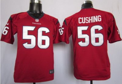 Youth Nike Houston Texans 56 Brian Cushing Red Nike NFL Jerseys