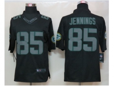 Nike Green Bay Packers 85 Greg Jennings black Limited Impact NFL Jersey