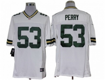 Nike green bay packers 53 Nick Perry white Limited NFL Jersey