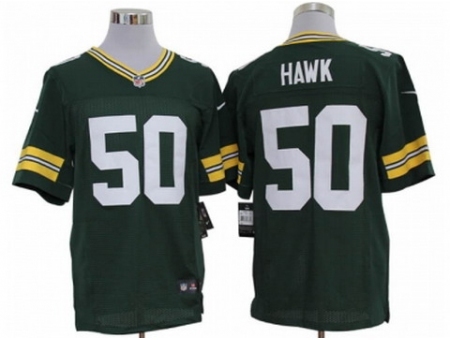 Nike Green Bay Packers 50 A.J. Hawk Green Limited NFL Jersey