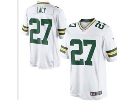 Nike Green Bay Packers 27 Eddie Lacy white limited NFL Jersey